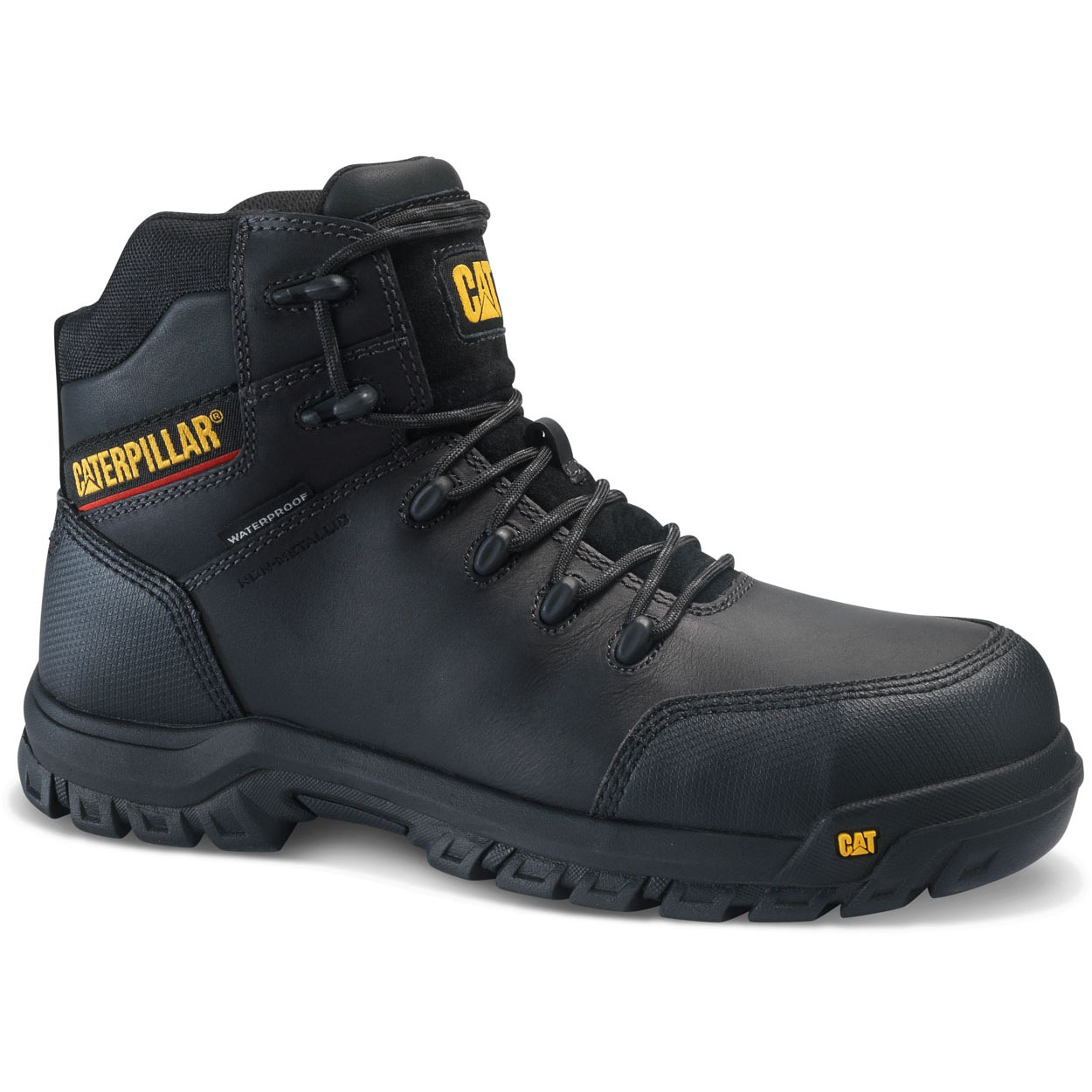 Caterpillar Boots Karachi - Caterpillar Resorption Mens Safety Boots Black (697140-NXY)
